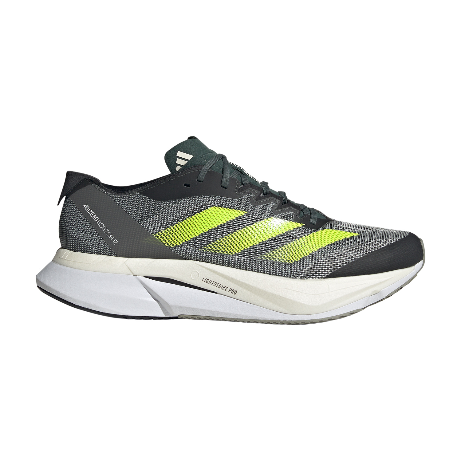 adidas adizero Boston 12 Legend Ivory/Lucid Lemon/Silver Pebble