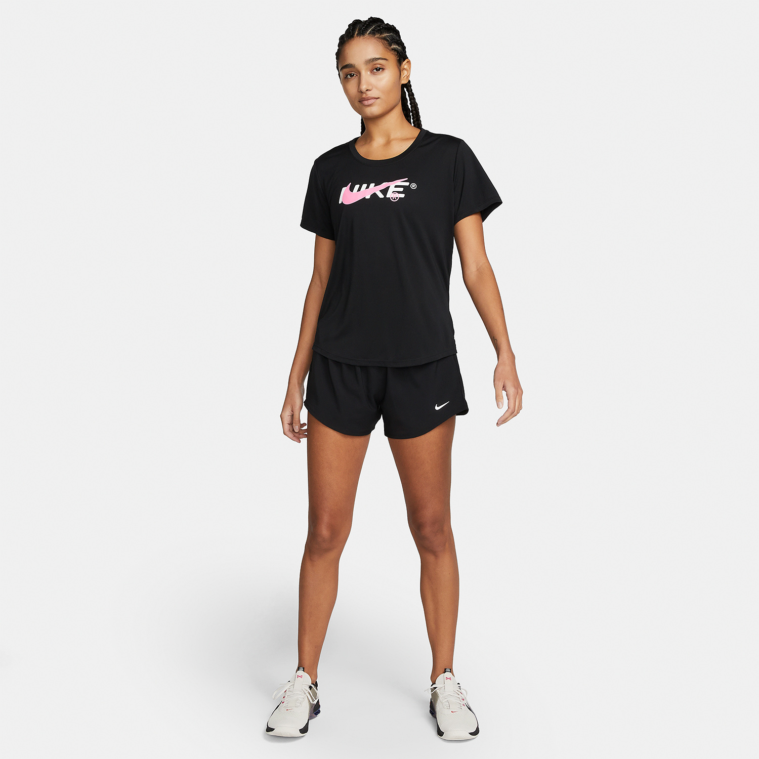 Nike Dri-FIT One 3in Pantaloncini Black/Reflective Silver