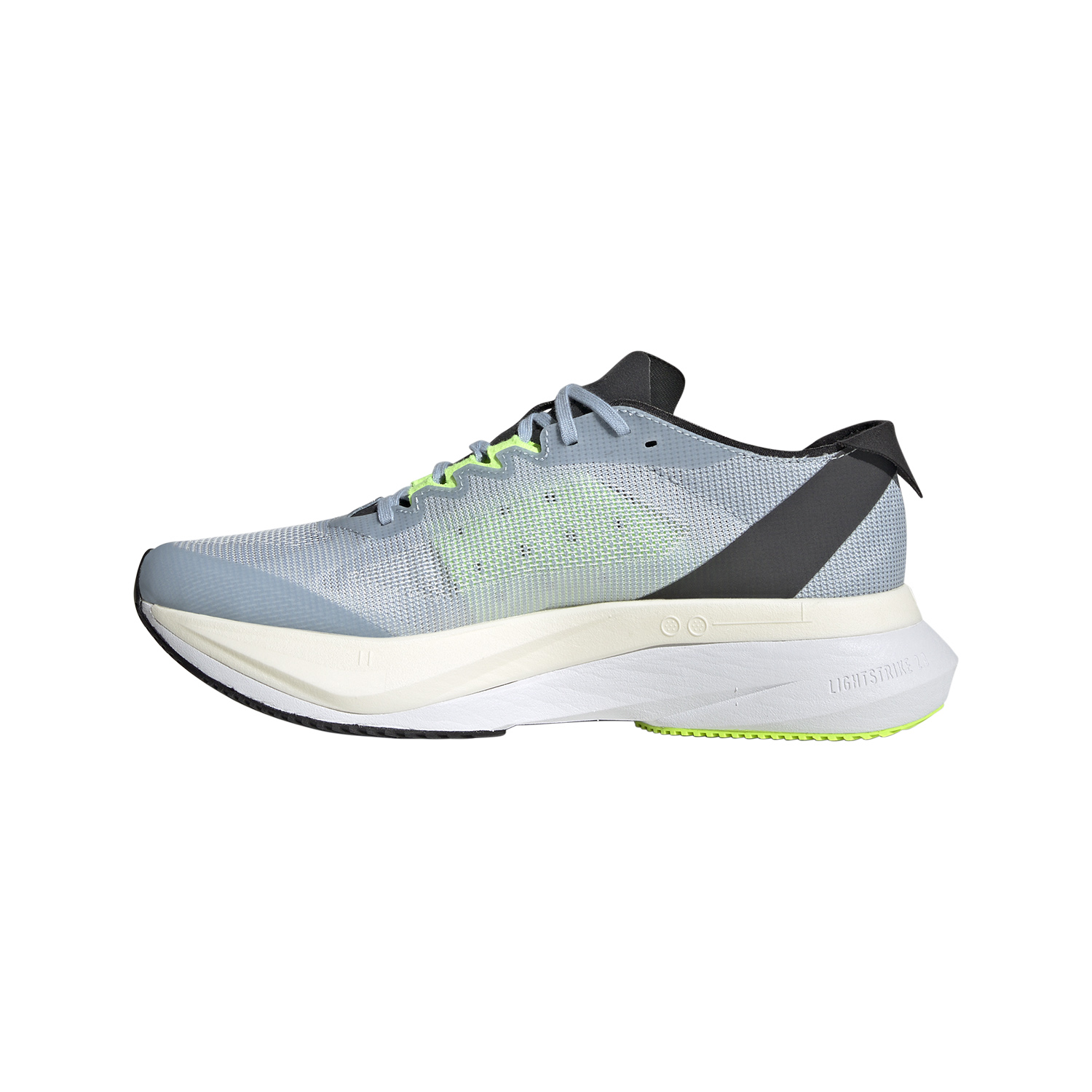 adidas adizero Boston 12 Wonder Blu/Silver Metallic/Lucid Lemon