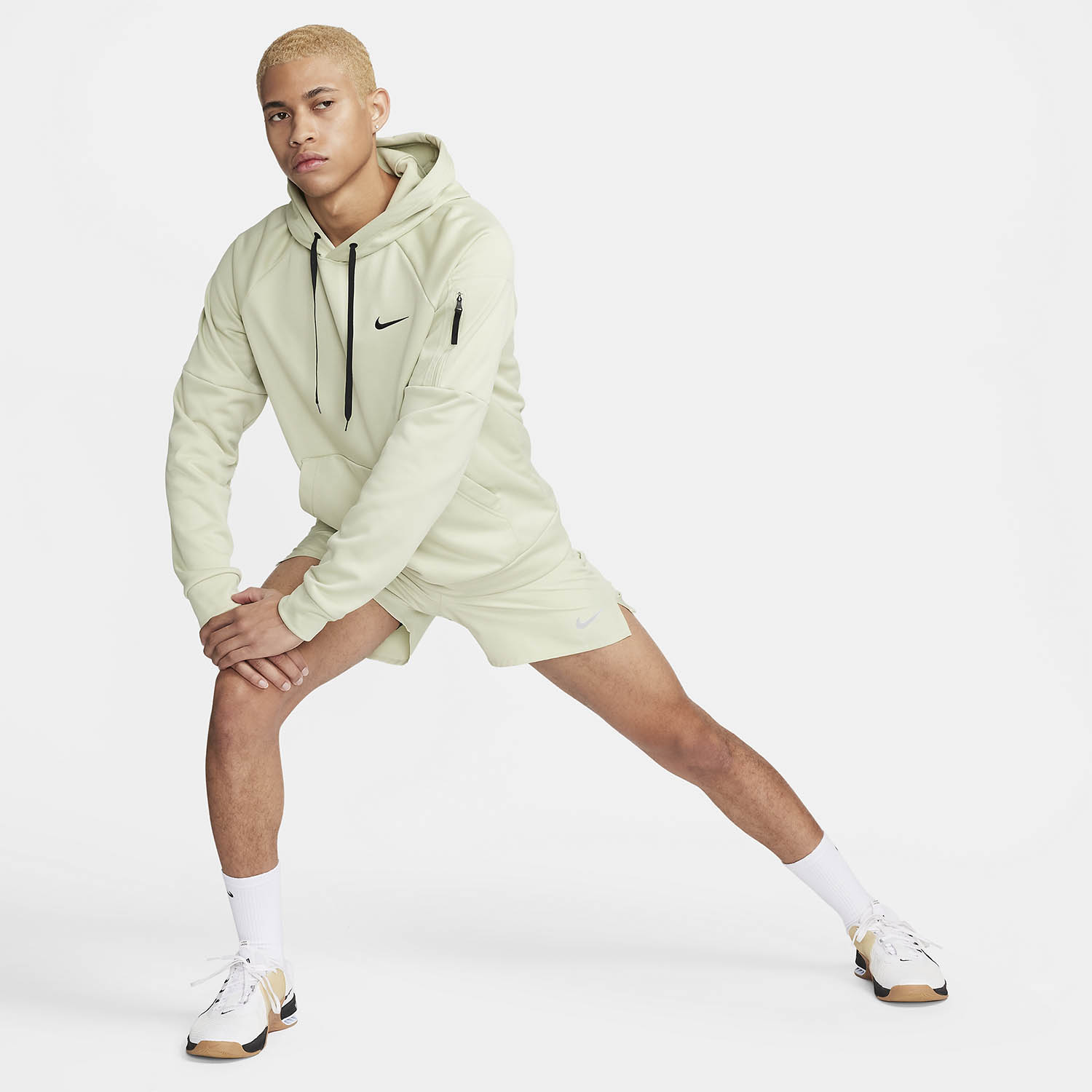 Nike Challenger 5in Pantaloncini Olive Aura/Reflective Silver