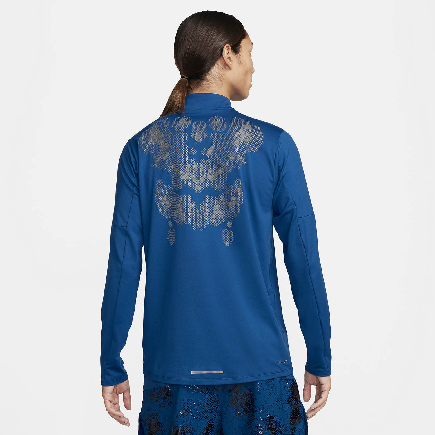 Nike Dri-FIT Element Maglia Court Blue/Black/Black Reflective