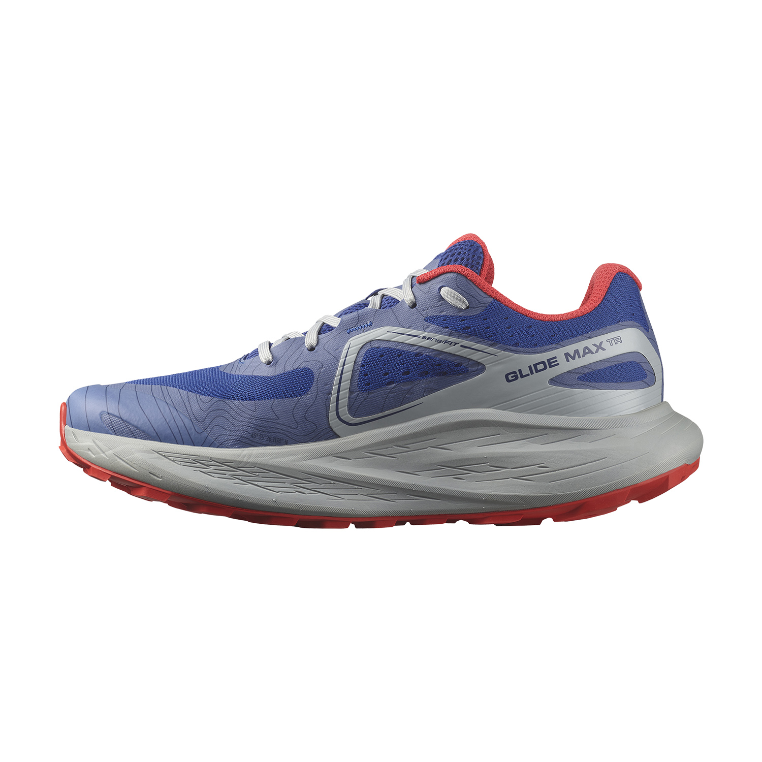 Salomon Glide Max TR Run The Alps Surf The Web/Quarry/High Risk Red