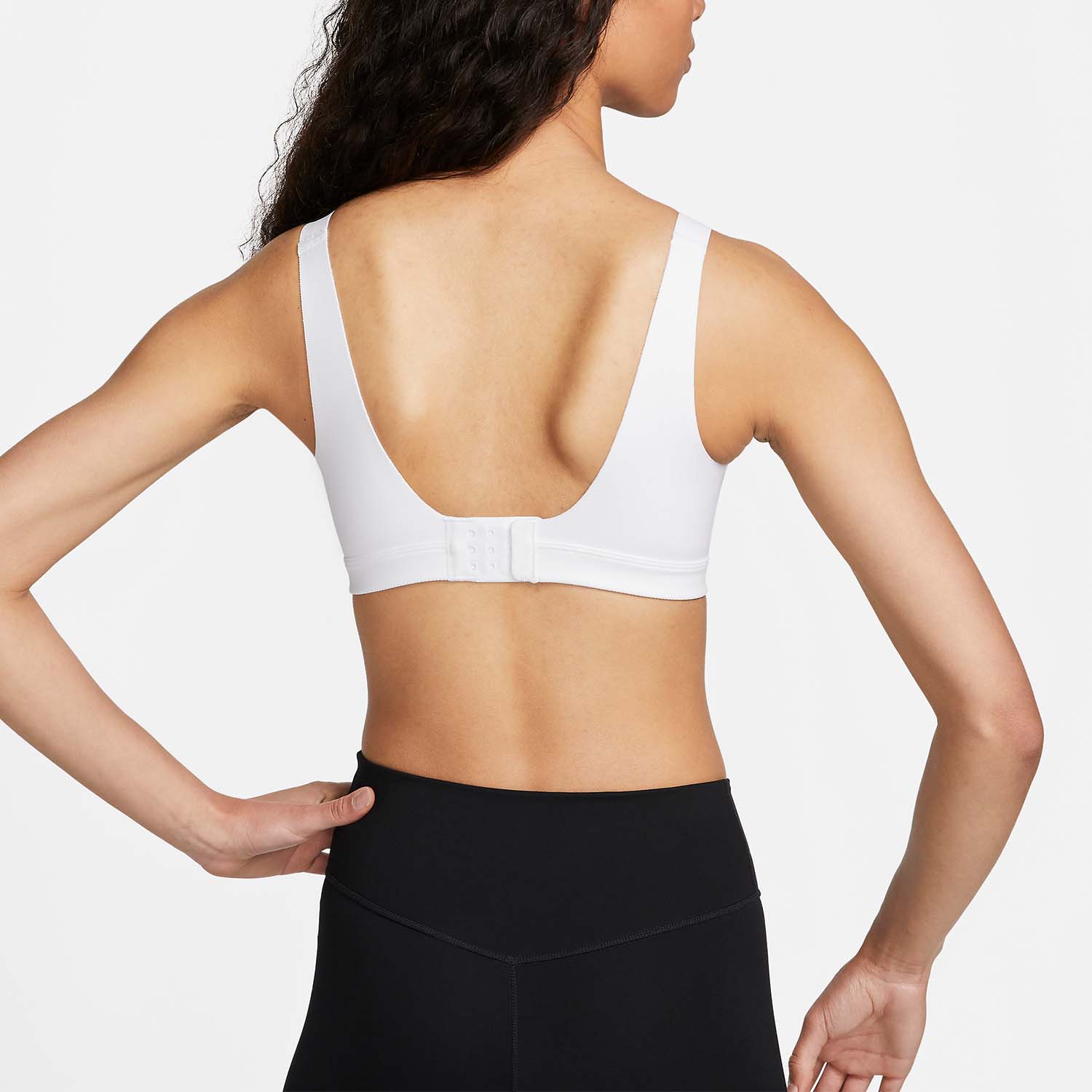 Nike Dri-FIT Alpha Reggiseno Sportivo White/Stone Mauve/Black