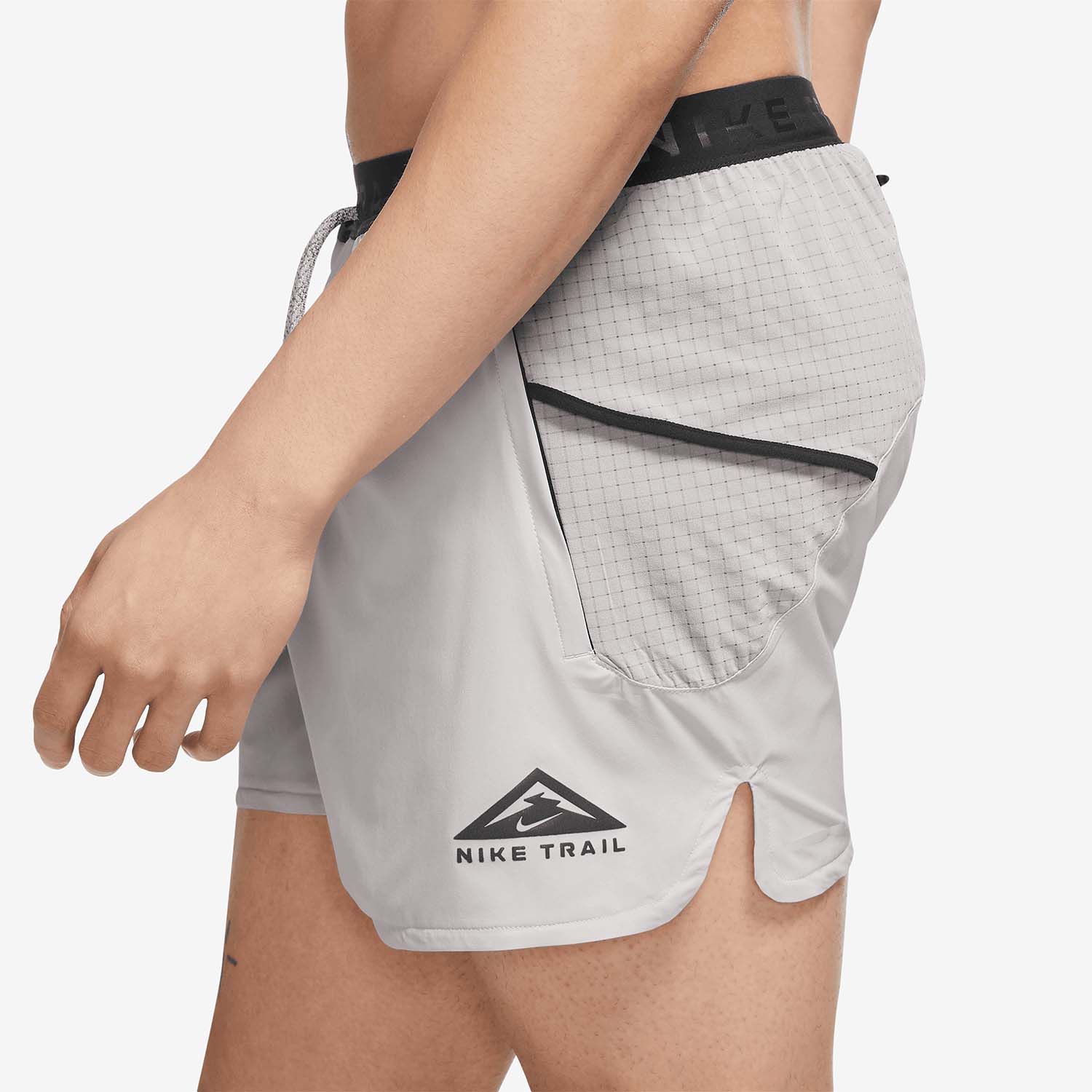 Nike Dri-FIT Second Sunrise 5in Pantaloncini Light Iron Ore/Black