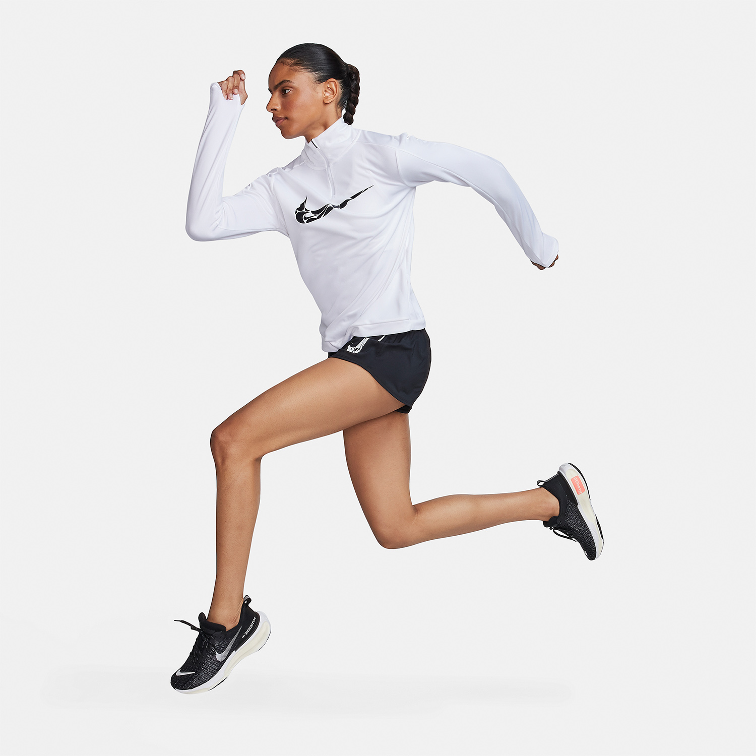 Nike Swoosh Maglia White/Black