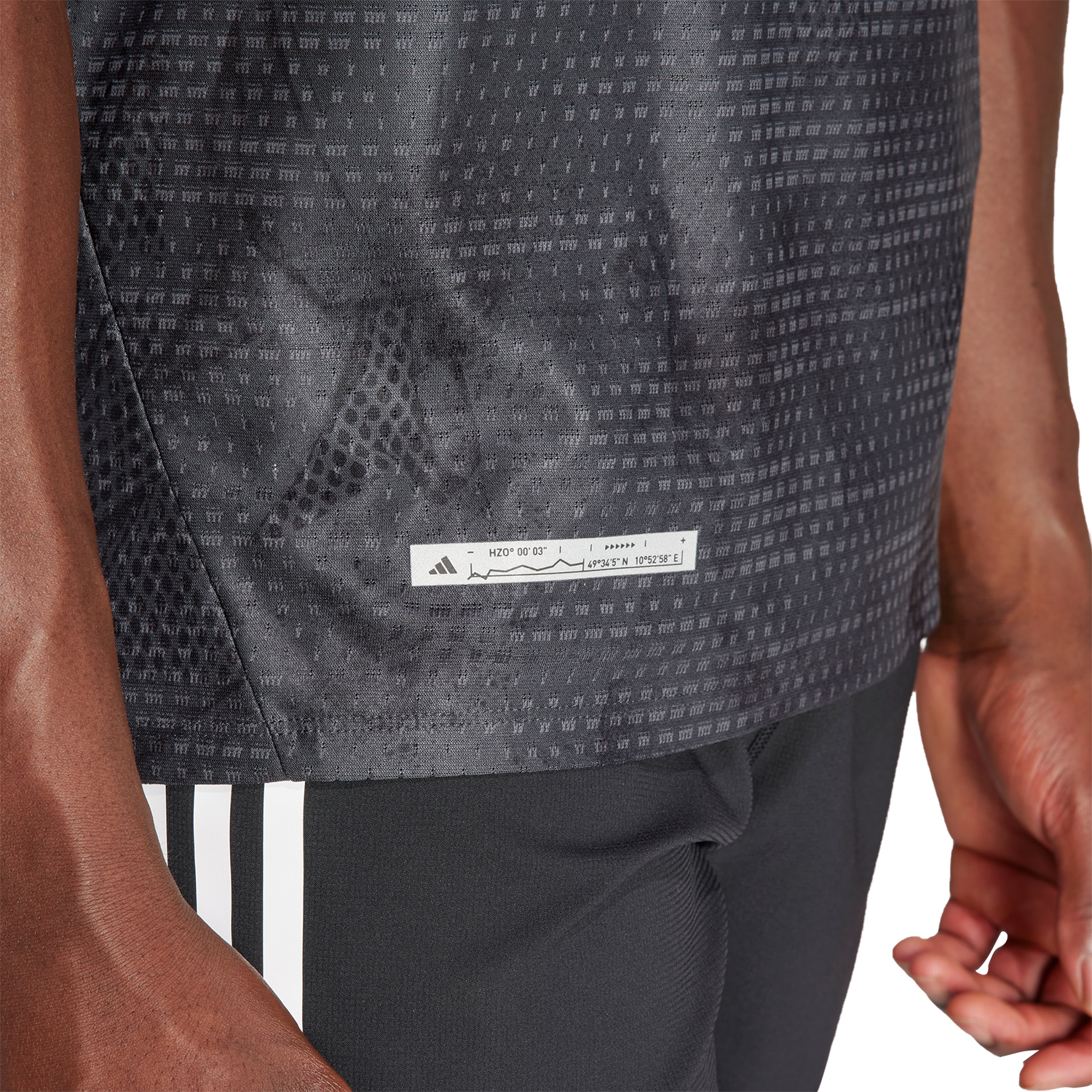 adidas Ultimate HEAT.RDY Maglietta Carbon/Black