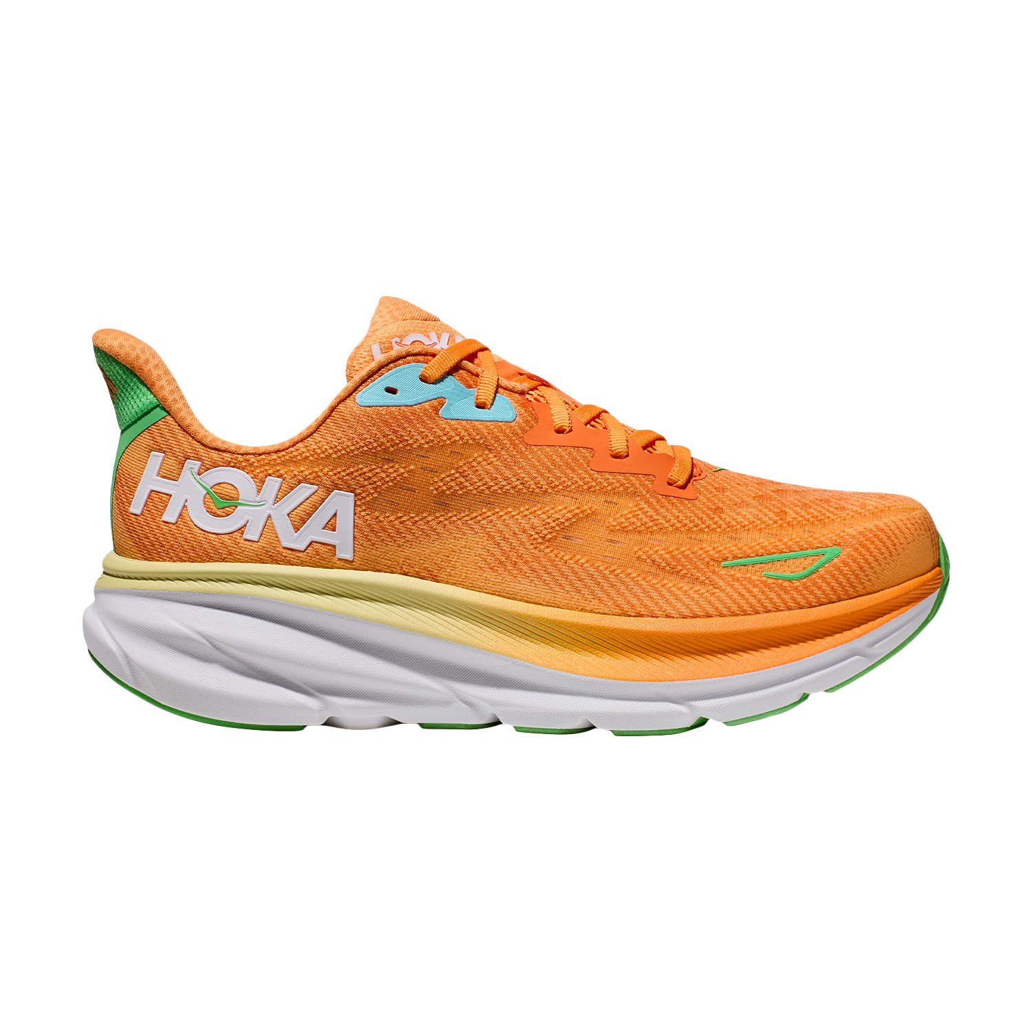 Hoka Clifton 9 Wide Solar Flare/Sherbet