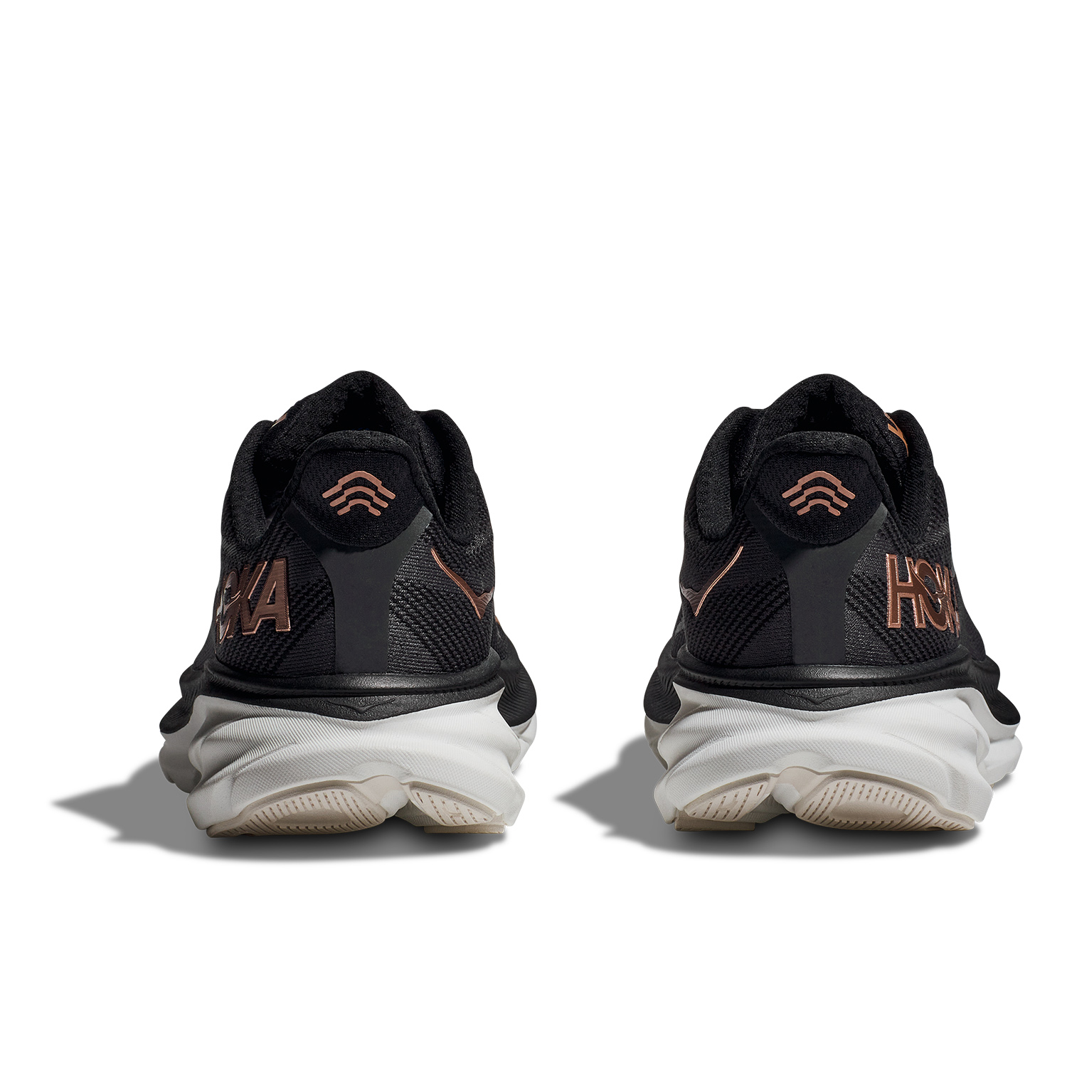 Hoka Clifton 9 Black/Rose Gold