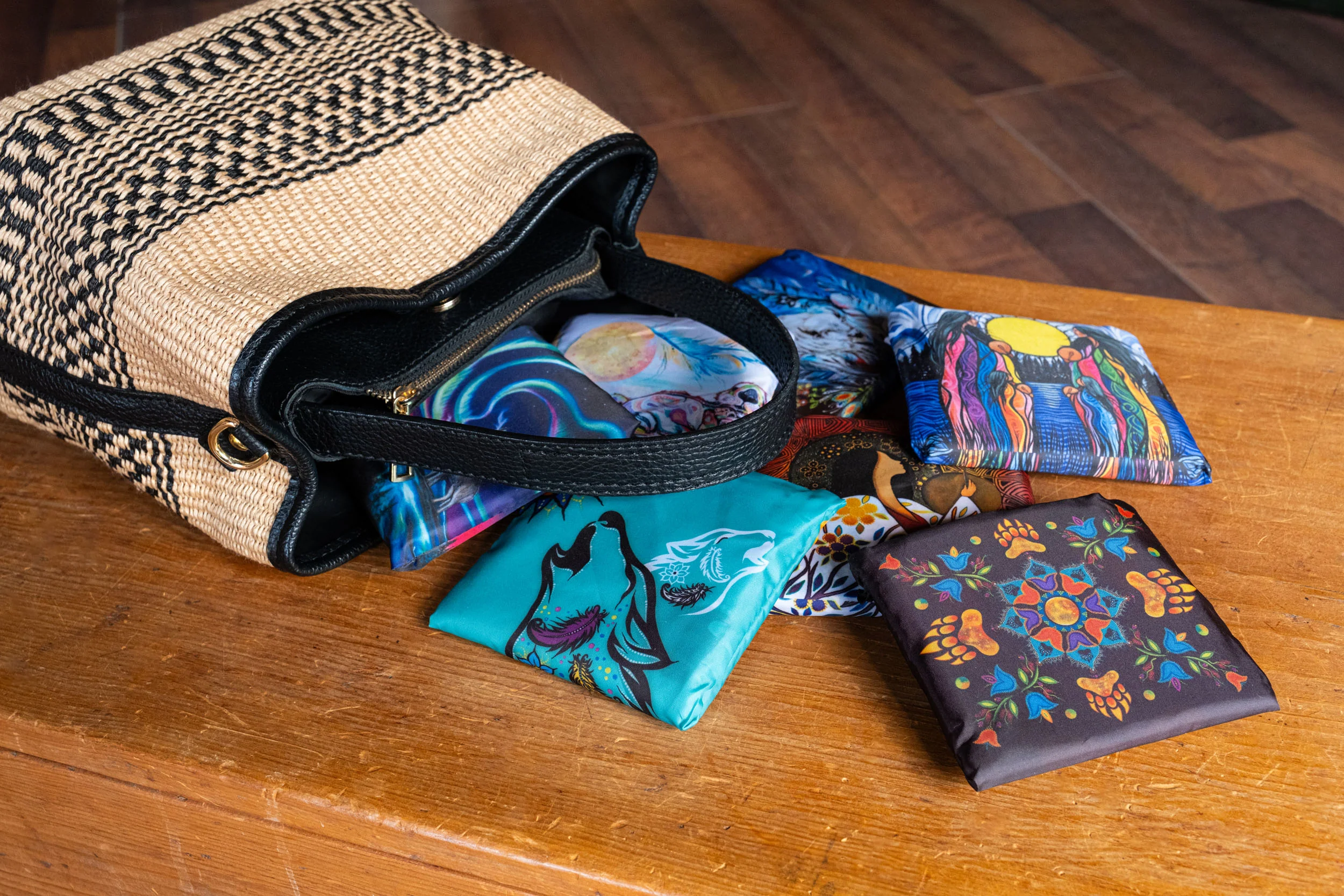 Indigenous Design Shopping Bags