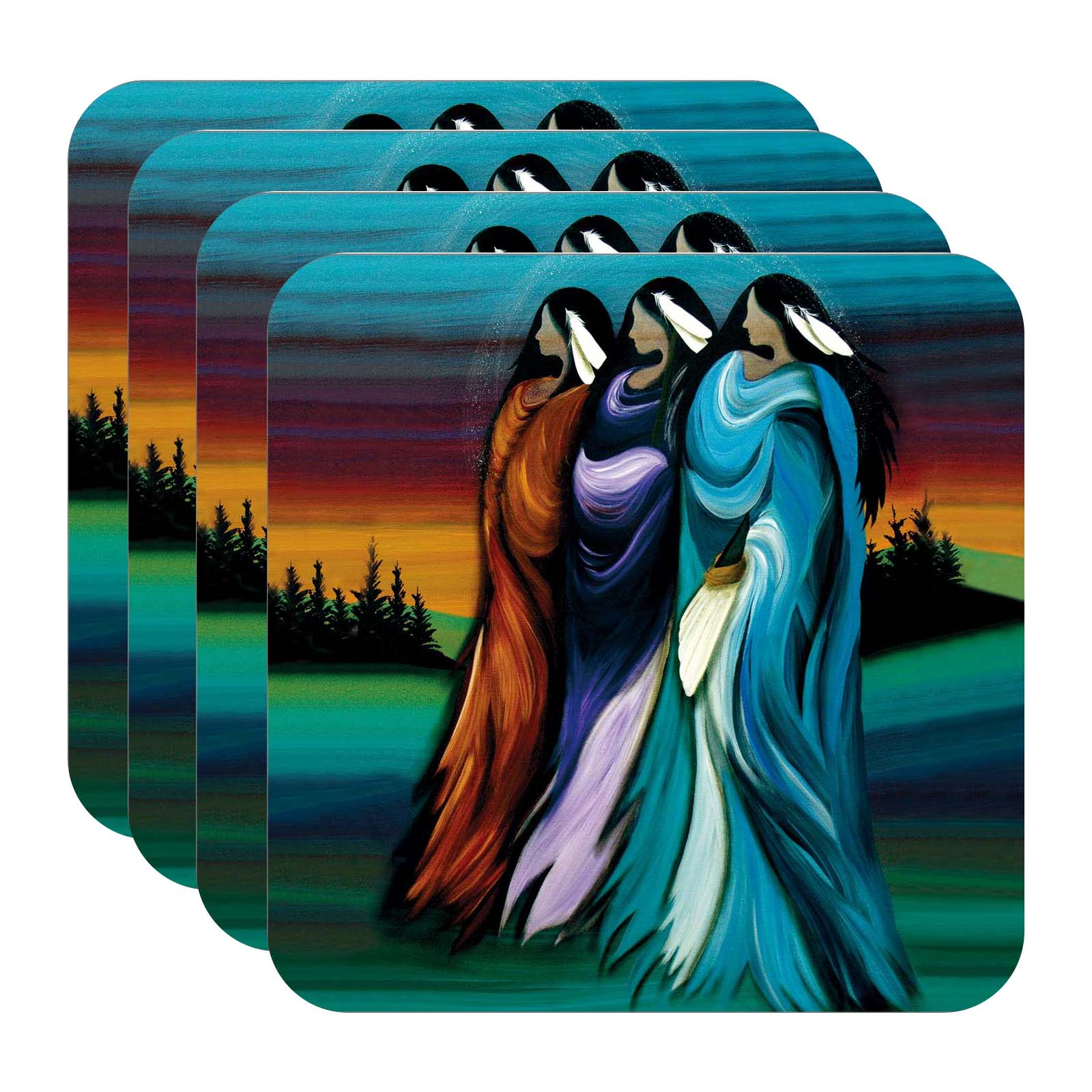 Indigenous Art Coaster Sets