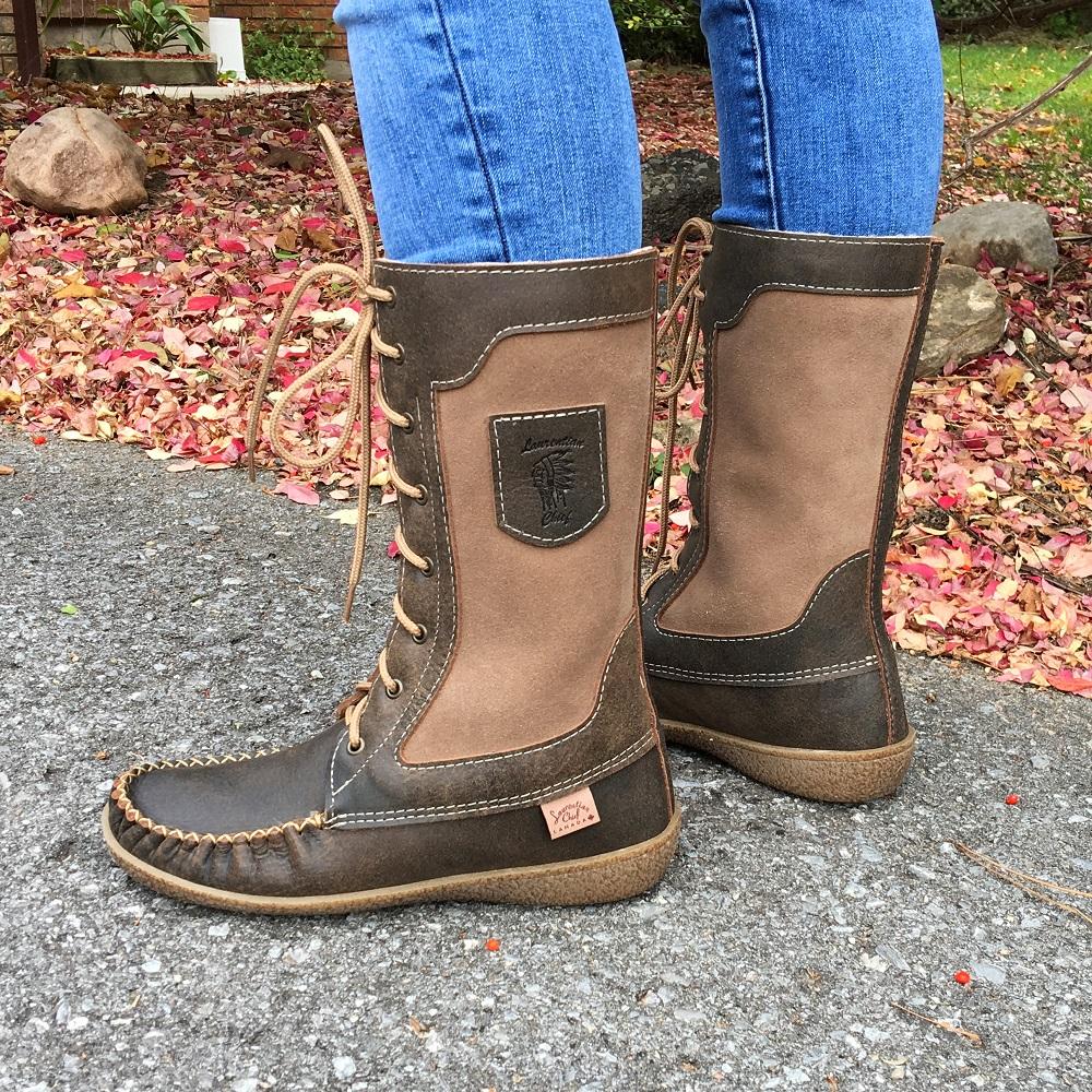 Women's 12 Snowshoe Mukluk Moccasin Boots