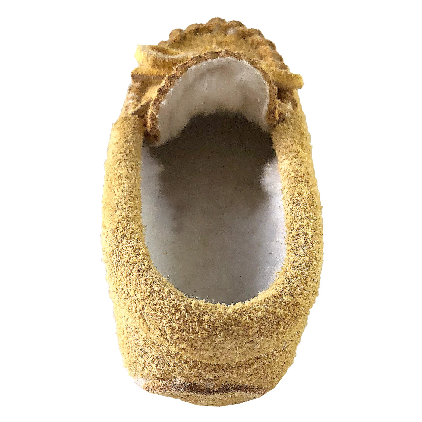 Children's Fleece Lined Beaded Suede Moccasins