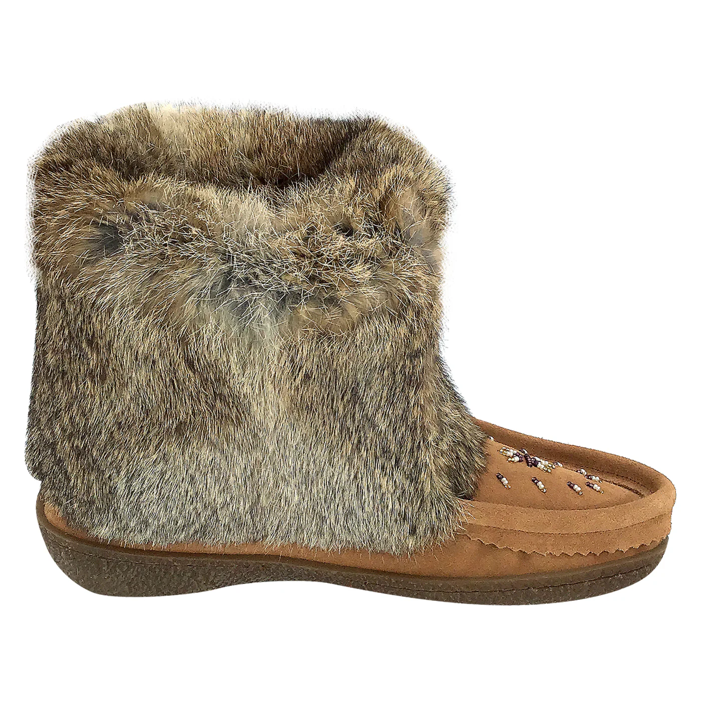 Women's 8 Rabbit Fur Mukluks
