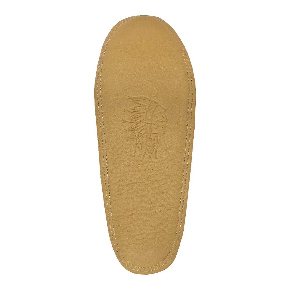 Women's Earthing Moose Hide Leather Fringed Moccasins