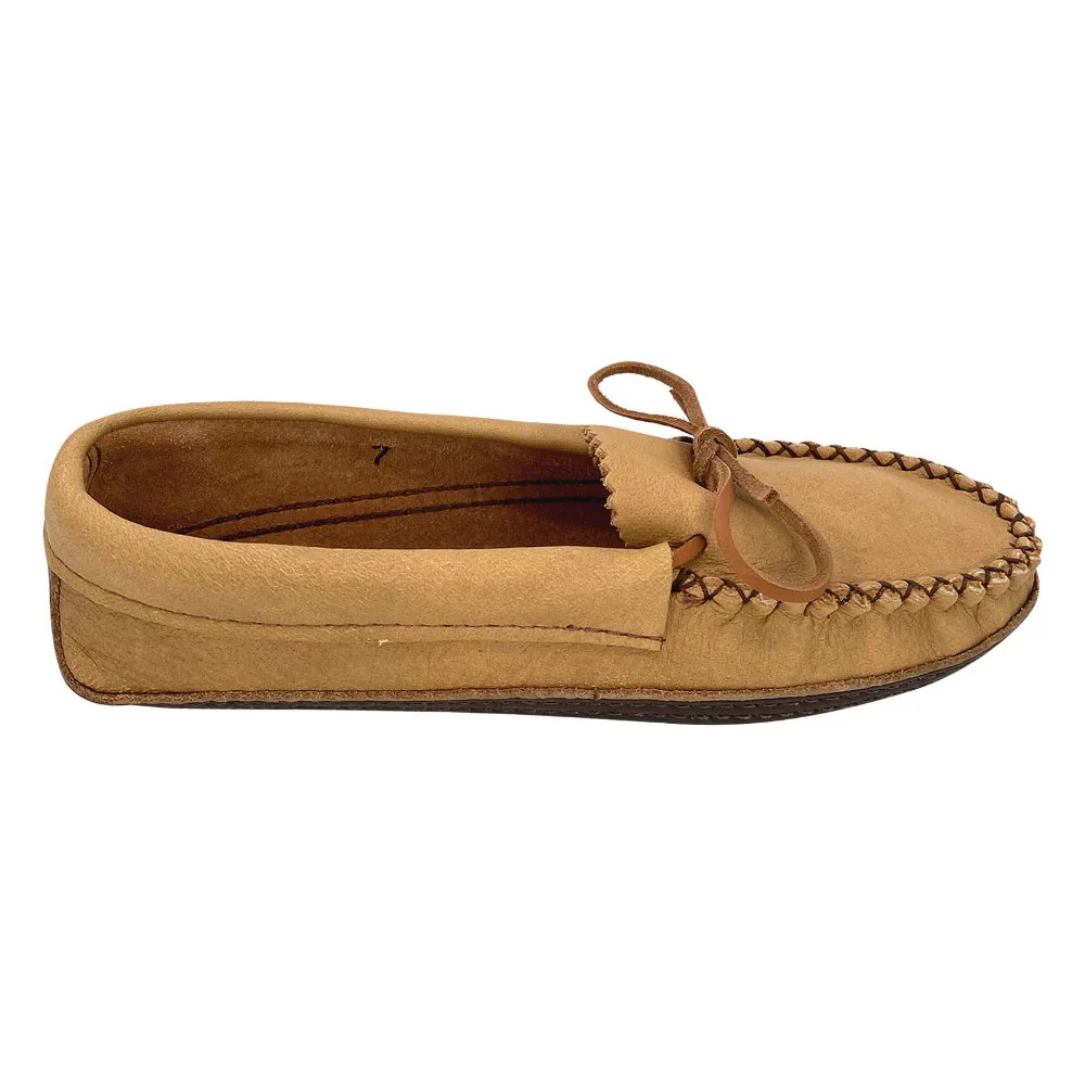 Women's Earthing Moccasins Moose Hide