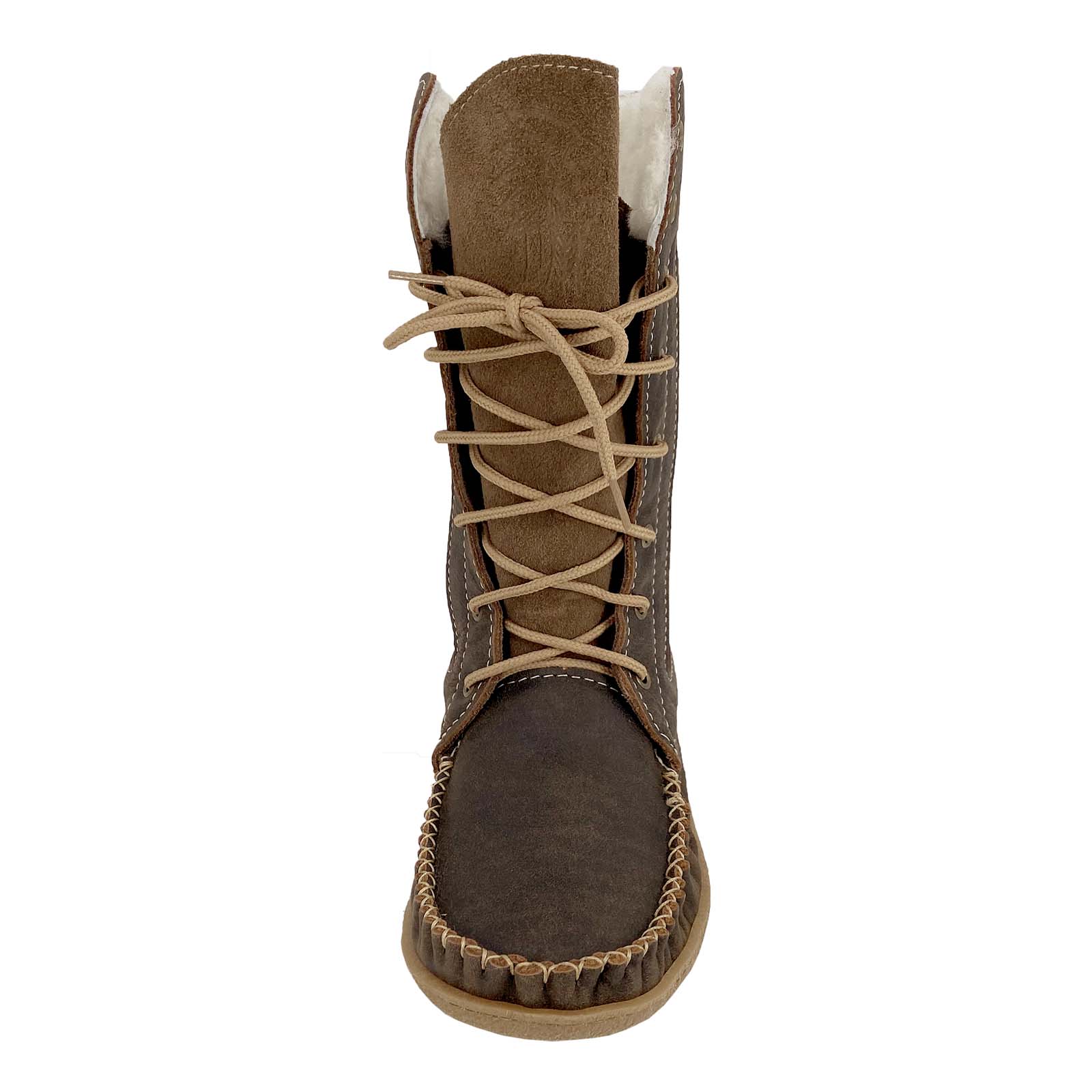 Men's 12 Snowshoe Old Brown Mukluk Moccasin Boots