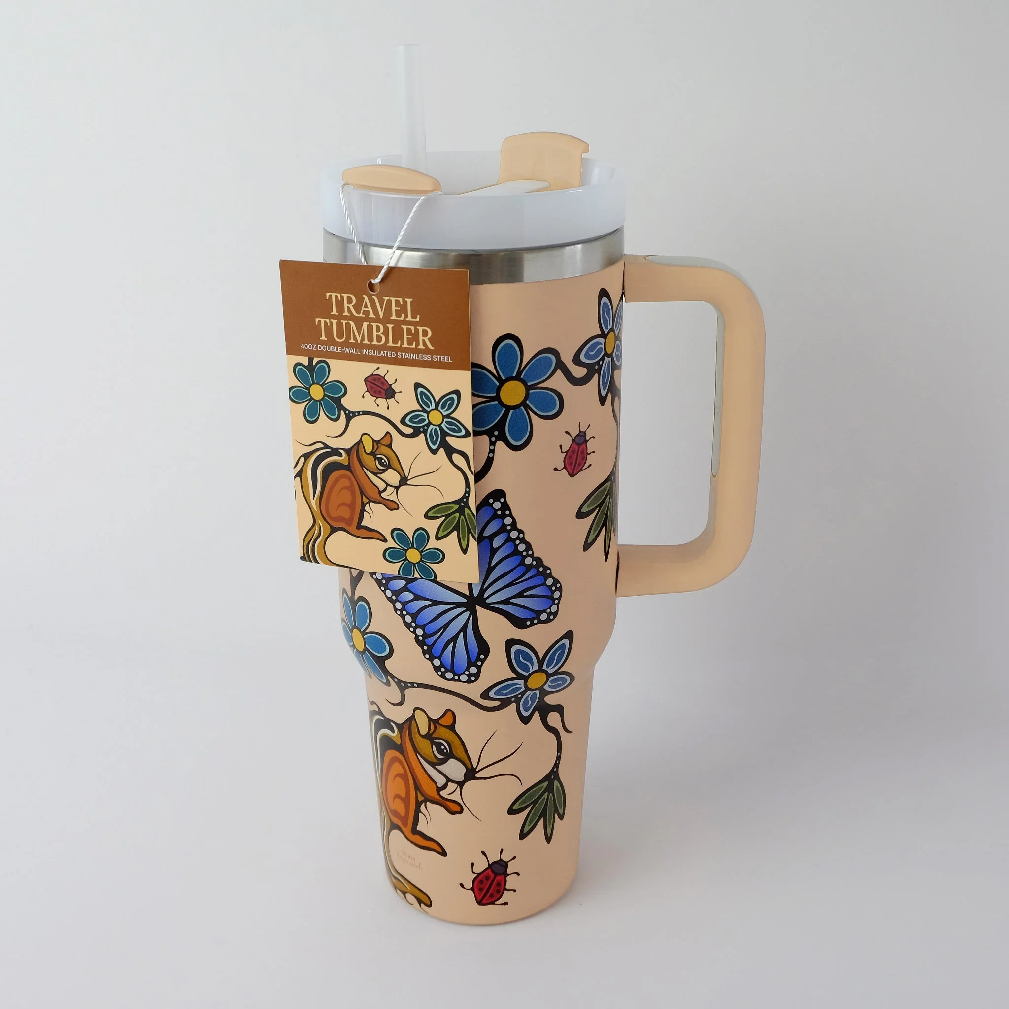 Indigenous Art Travel Tumbler