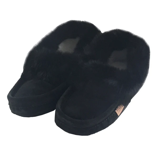 Men's Rabbit Fur Moccasins
