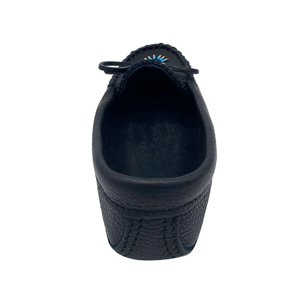 Women's Moose Hide Leather Beaded Moccasins