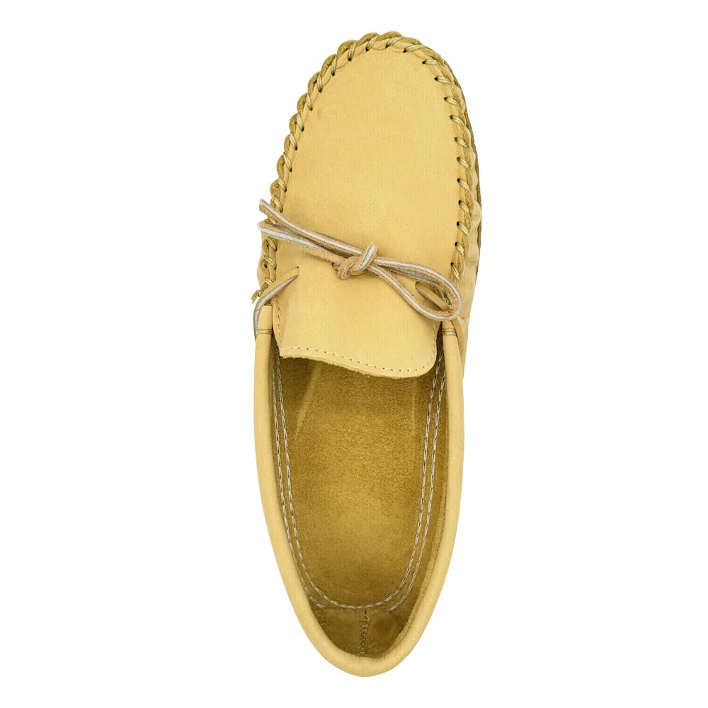 Men's Wide Earthing Leather Moccasins (Clearance - Sizes 11 & 15 ONLY)