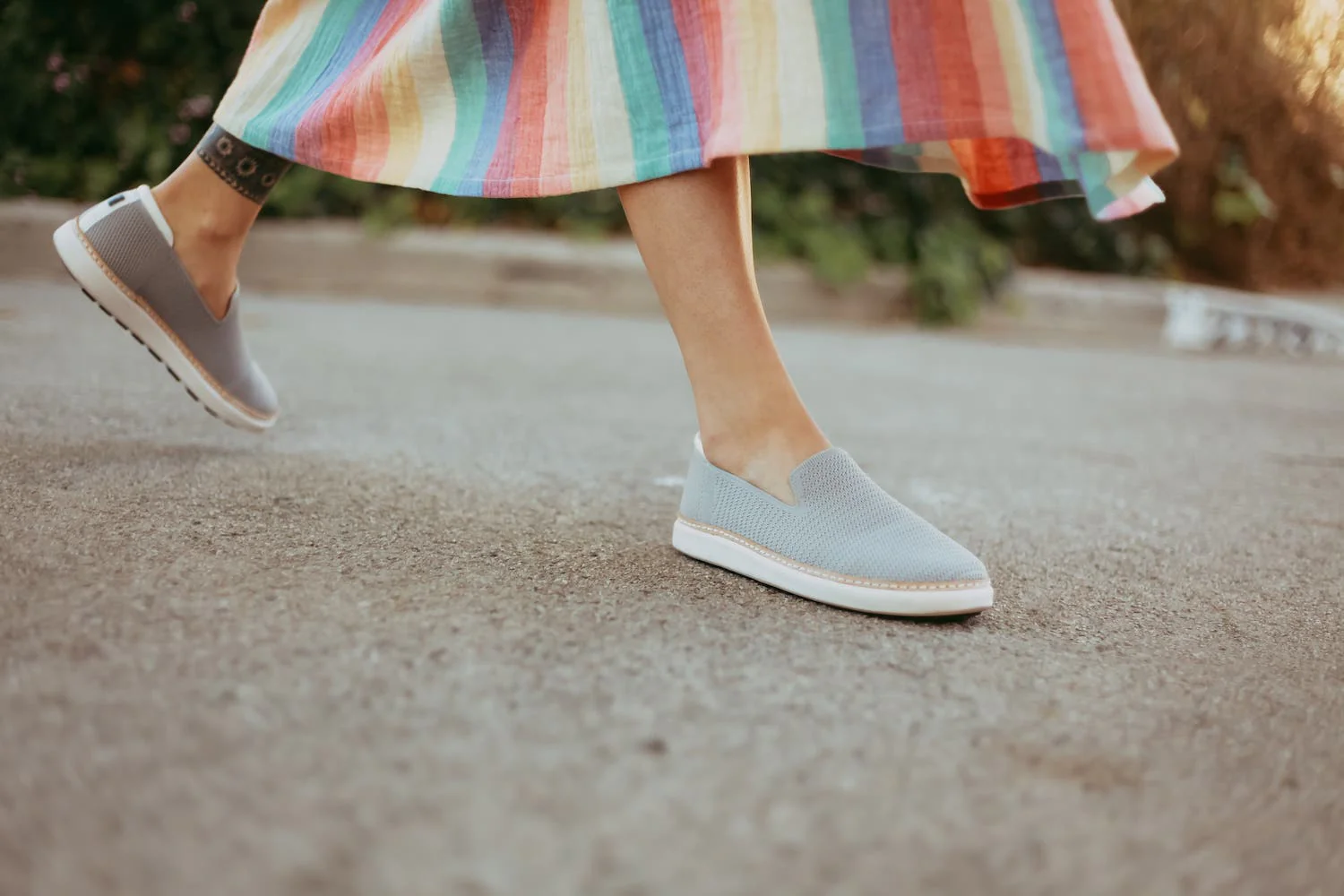 Unisex FINAL CLEARANCE Bamboo Knit Earthing Slip-On