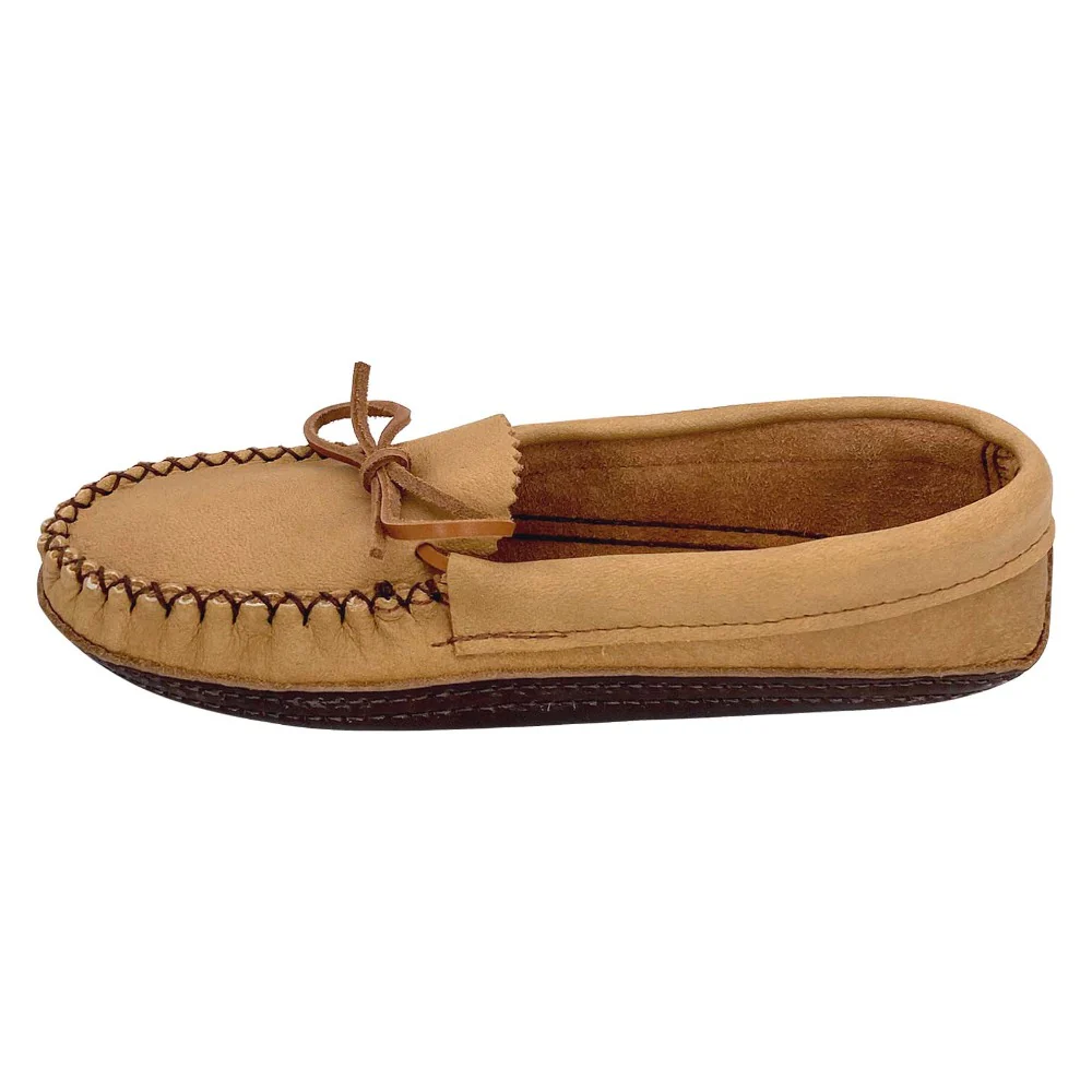 Women's Earthing Moccasins Moose Hide