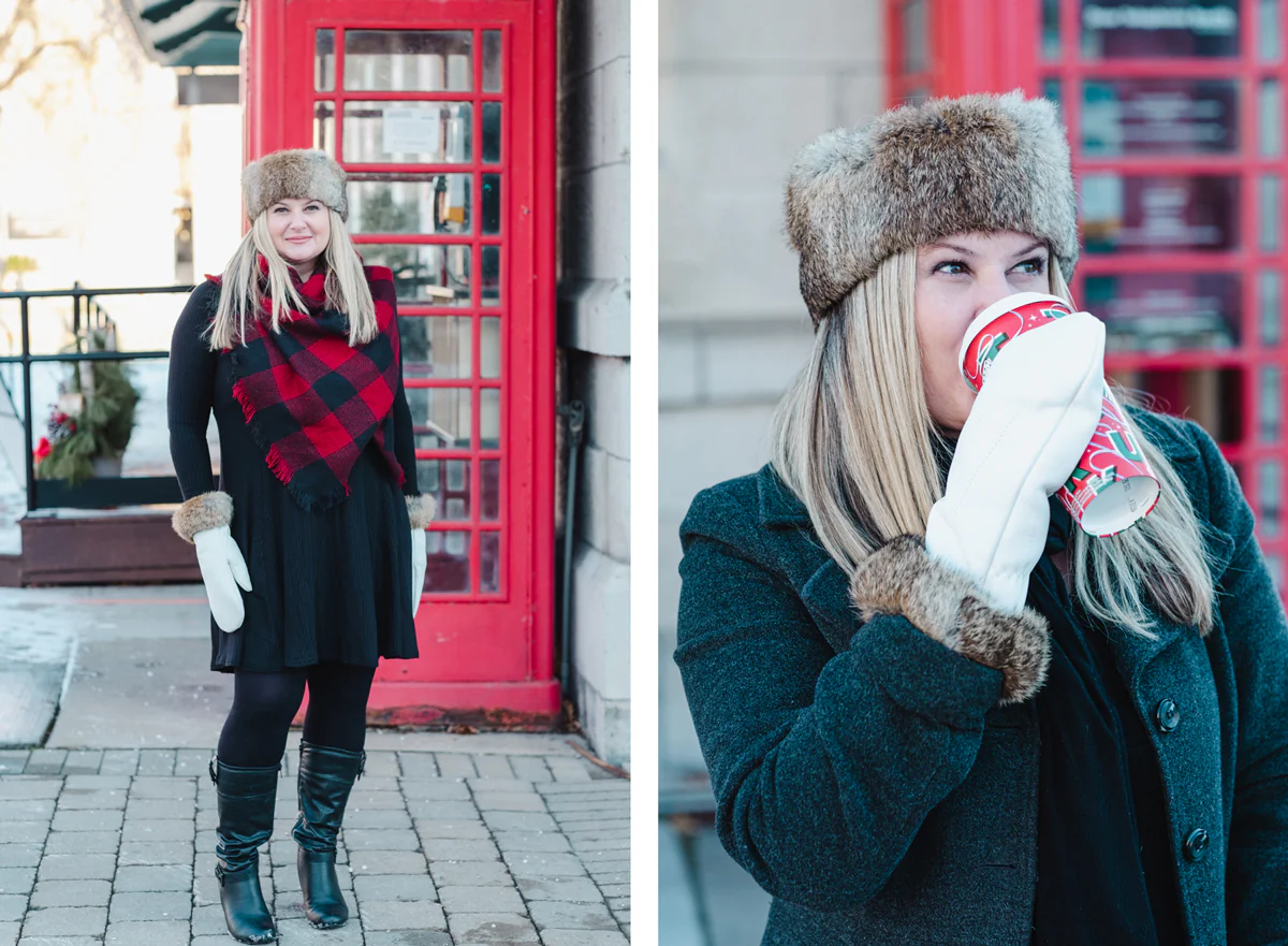 Women's Rabbit Fur Leather Mittens (Final Clearance)