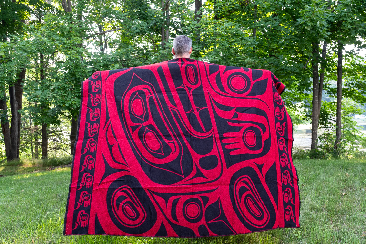 Indigenous Art Woven Blanket