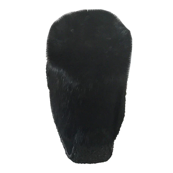 Women's Black 8 Tsar Rabbit Fur Mukluks