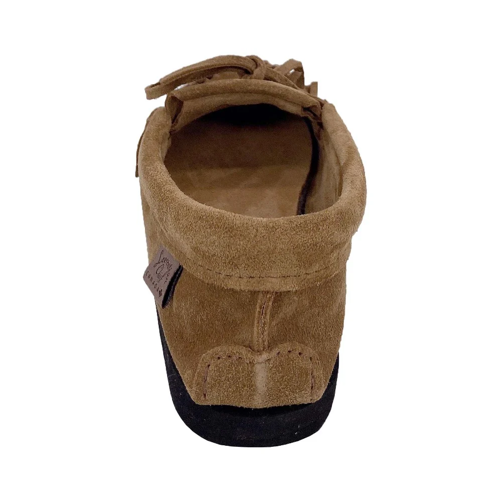 Women's Fringed Suede Moccasin Shoes for Earthing