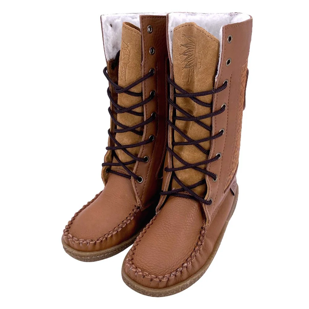 Women's 12 Snowshoe Mukluk Moccasin Boots