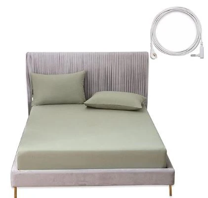 FINAL CLEARANCE ON GREEN Deep Pocket EARTHING Fitted Sheet DOUBLE ONLY