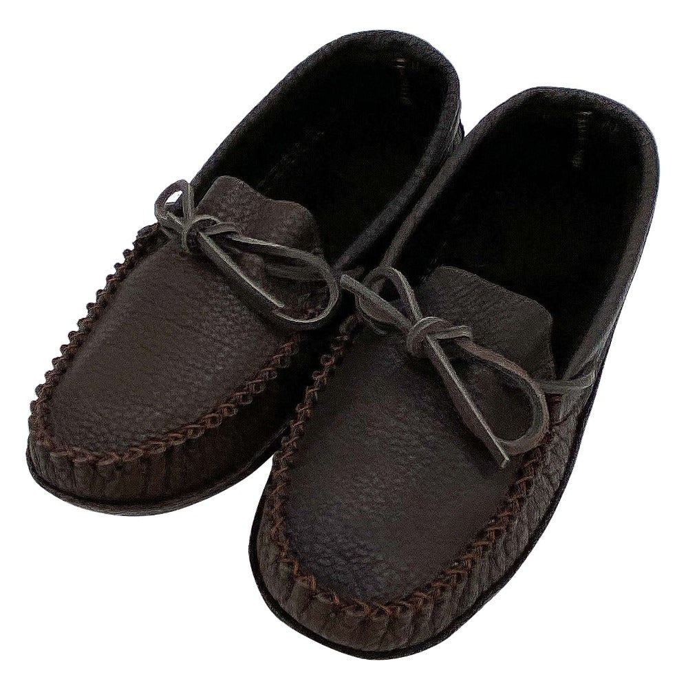 Men's Buffalo Wide Leather Moccasins