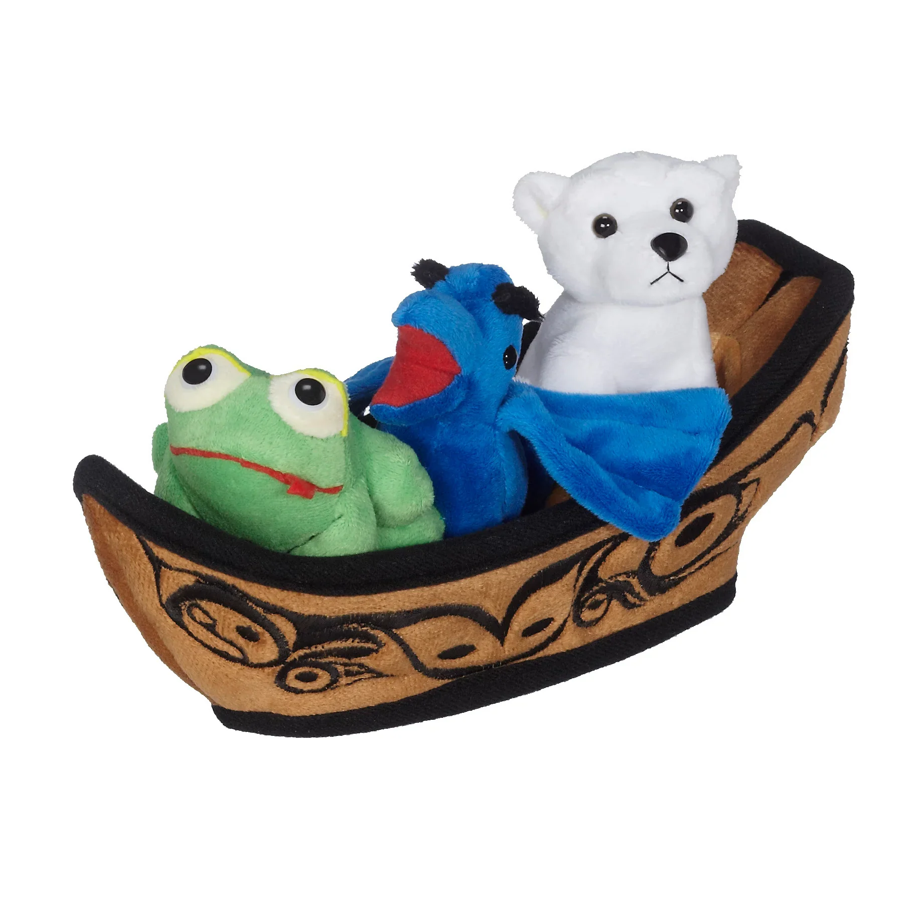 Bill Helin Collection 12 Canoe Play Set with Finger Puppets