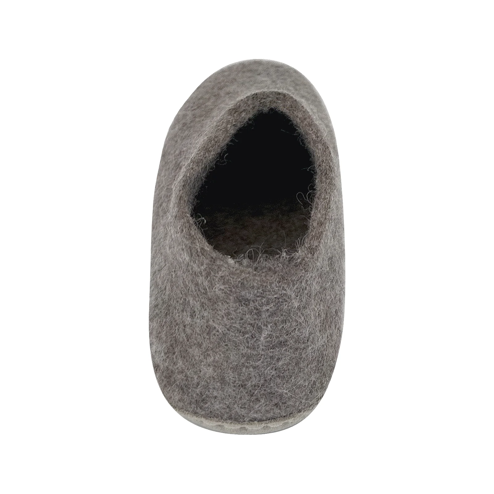 Unisex Natural Wool Felt Ankle or Regular Slippers