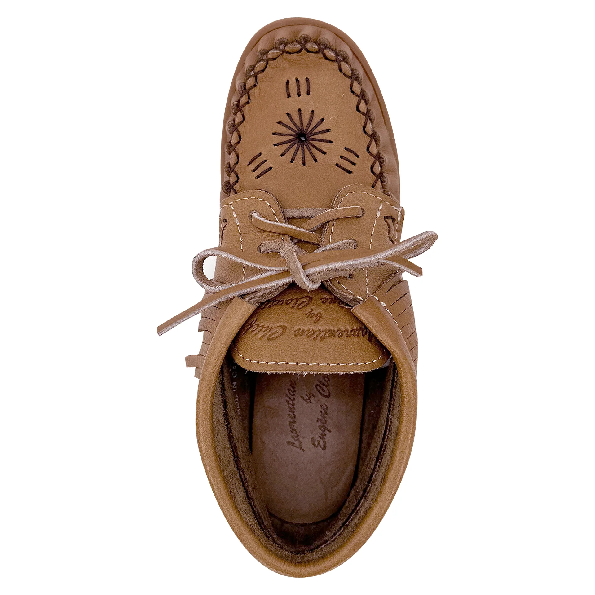 Women's Embroidered Earthing Fringed Moccasin Shoes