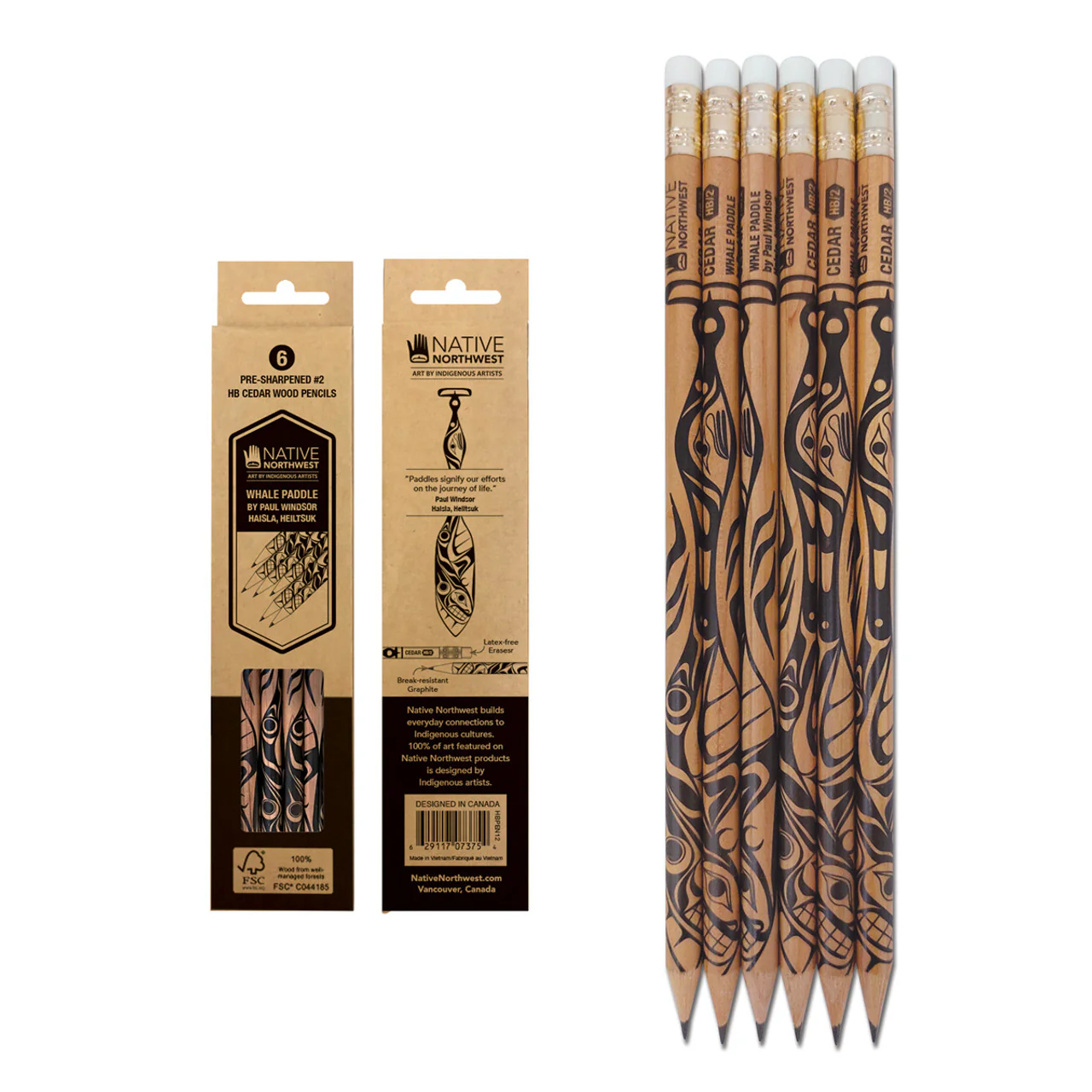 Indigenous Art HB Pencils - 6 Pack