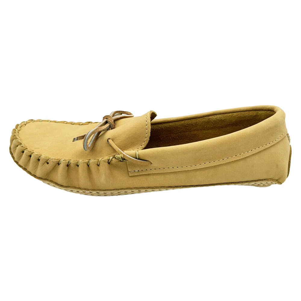 Men's Wide Earthing Leather Moccasins (Clearance - Sizes 11 & 15 ONLY)