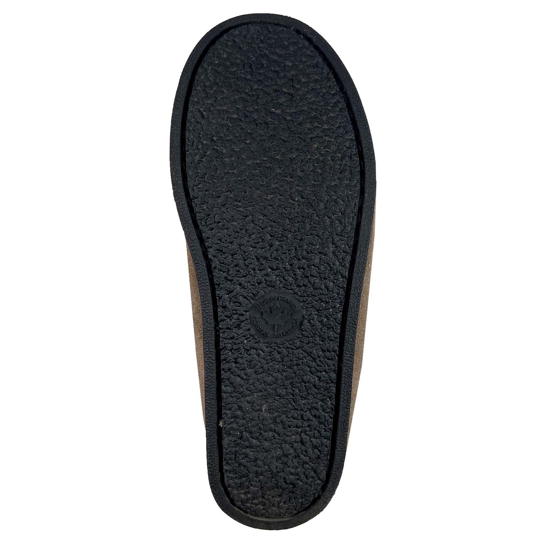 Women's Sheepskin Lined Beaded Crepe Sole Moccasins