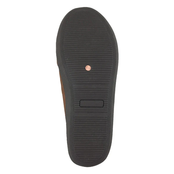 Men's Earthing Wide Leather Moccasin Shoes