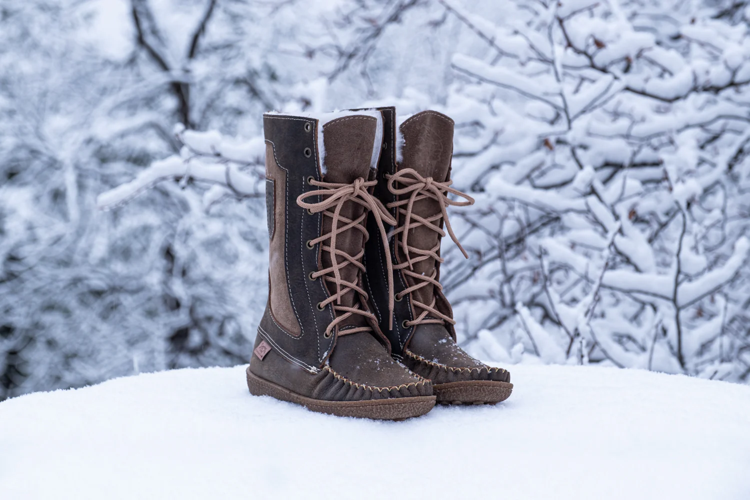 Women's 12 Snowshoe Mukluk Moccasin Boots