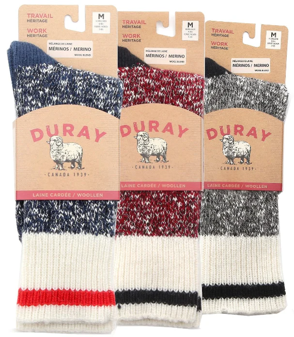 Men's Wool Work Socks (3 Pack)