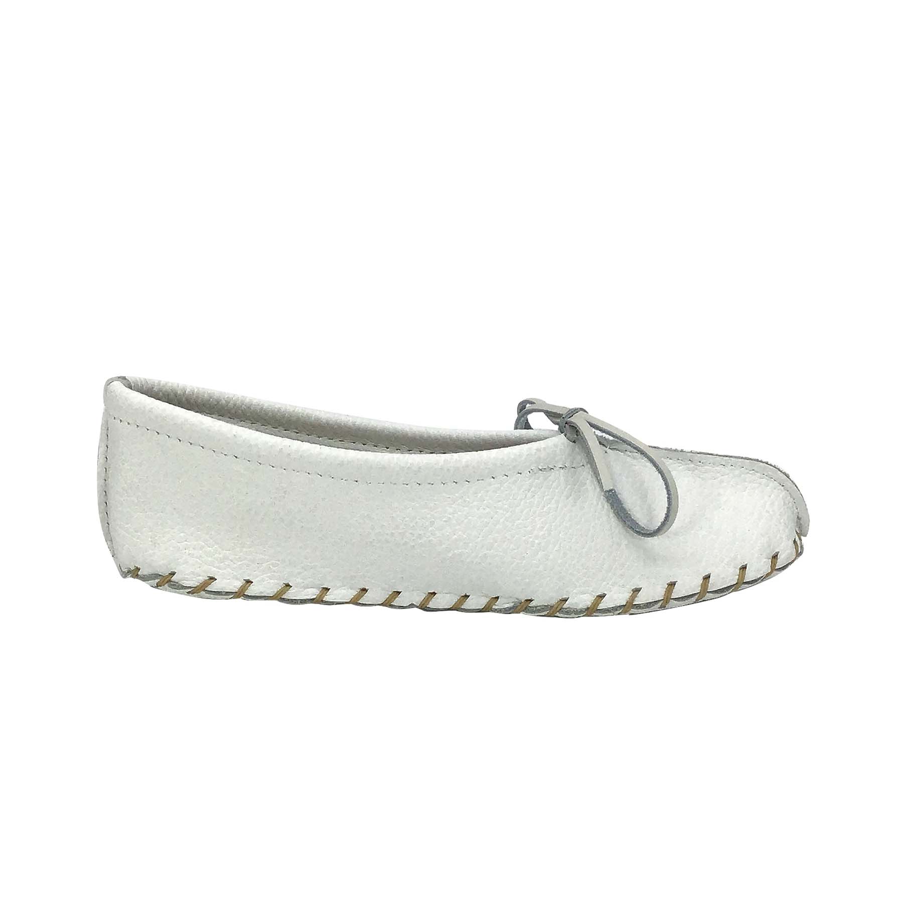Women's Earthing Moccasins Elk Hide Ballerina