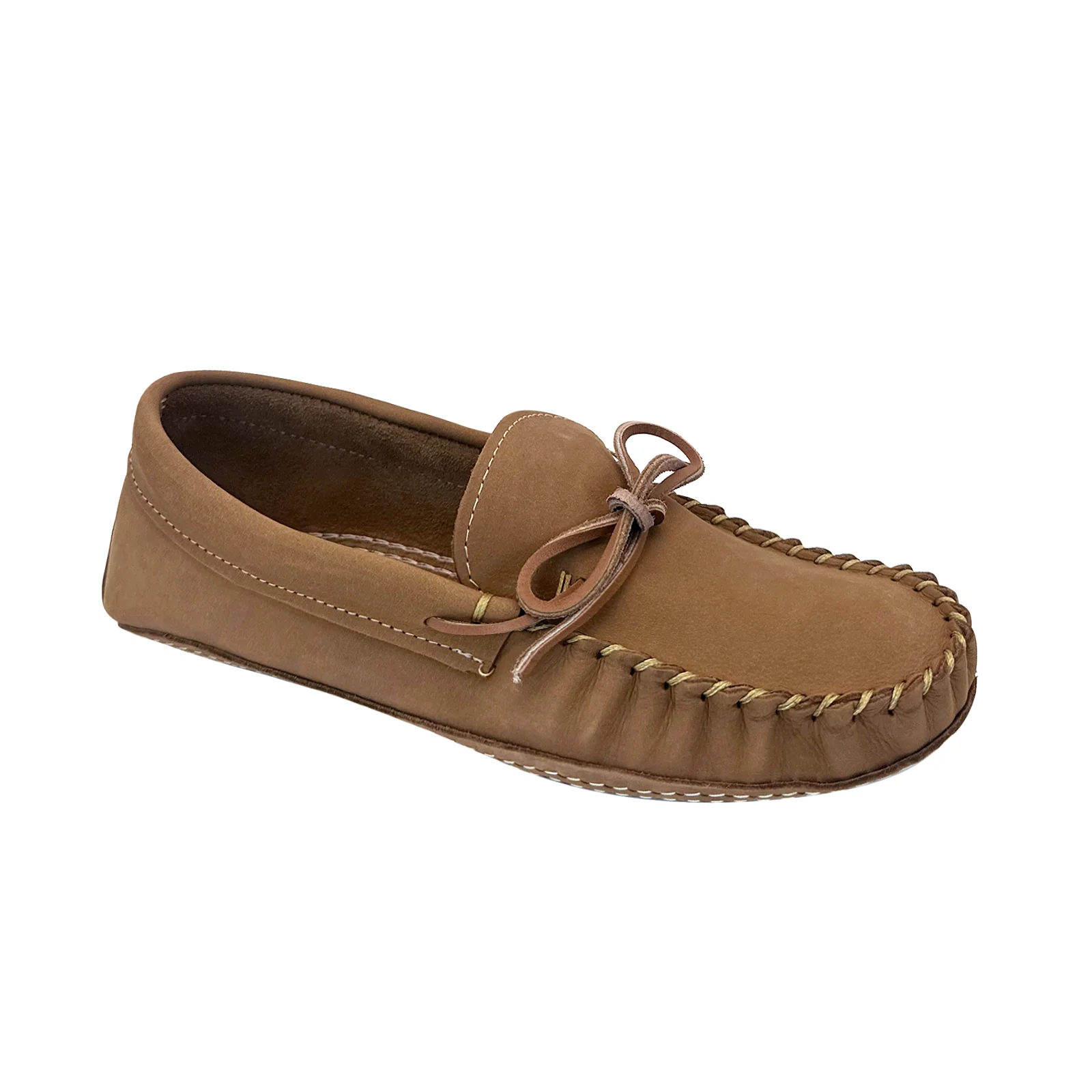 Men's Wide Earthing Leather Moccasins (Clearance - Sizes 11 & 15 ONLY)