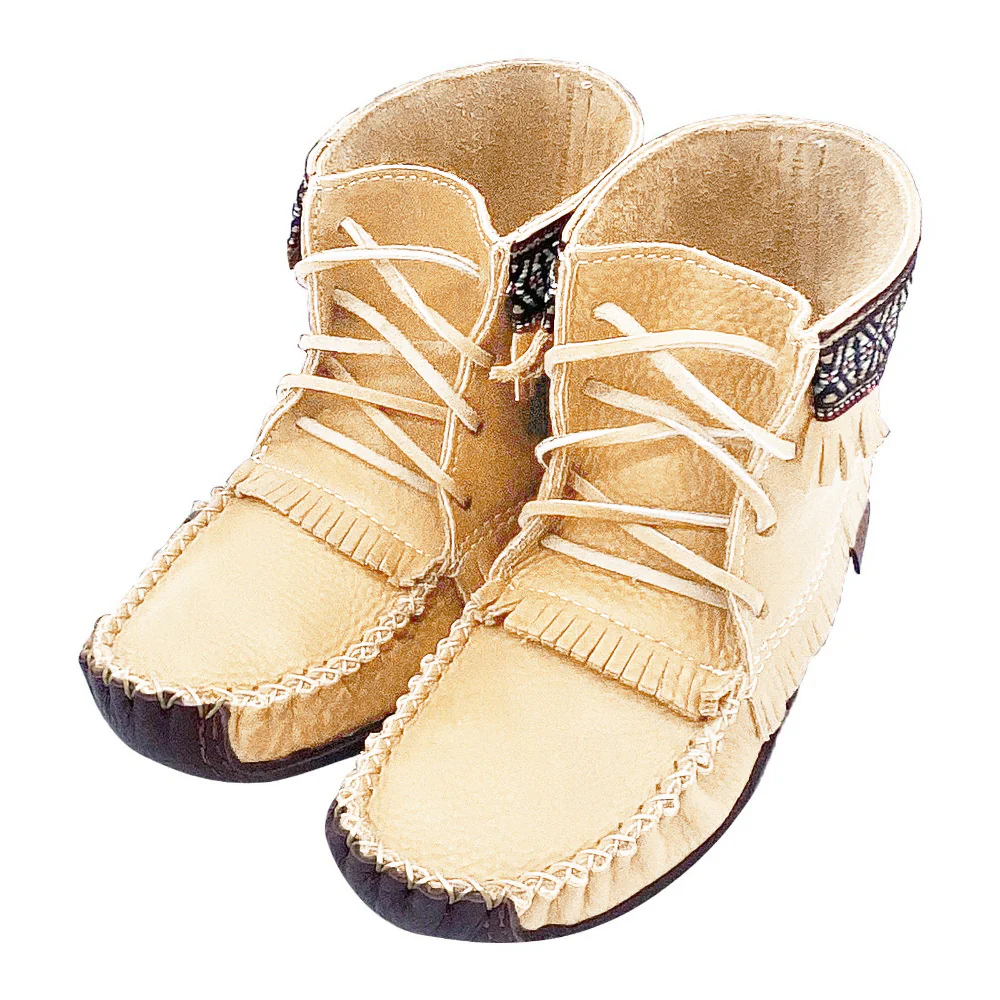Women's Earthing Moccasin Boots Moose Hide Leather (Limited Edition)