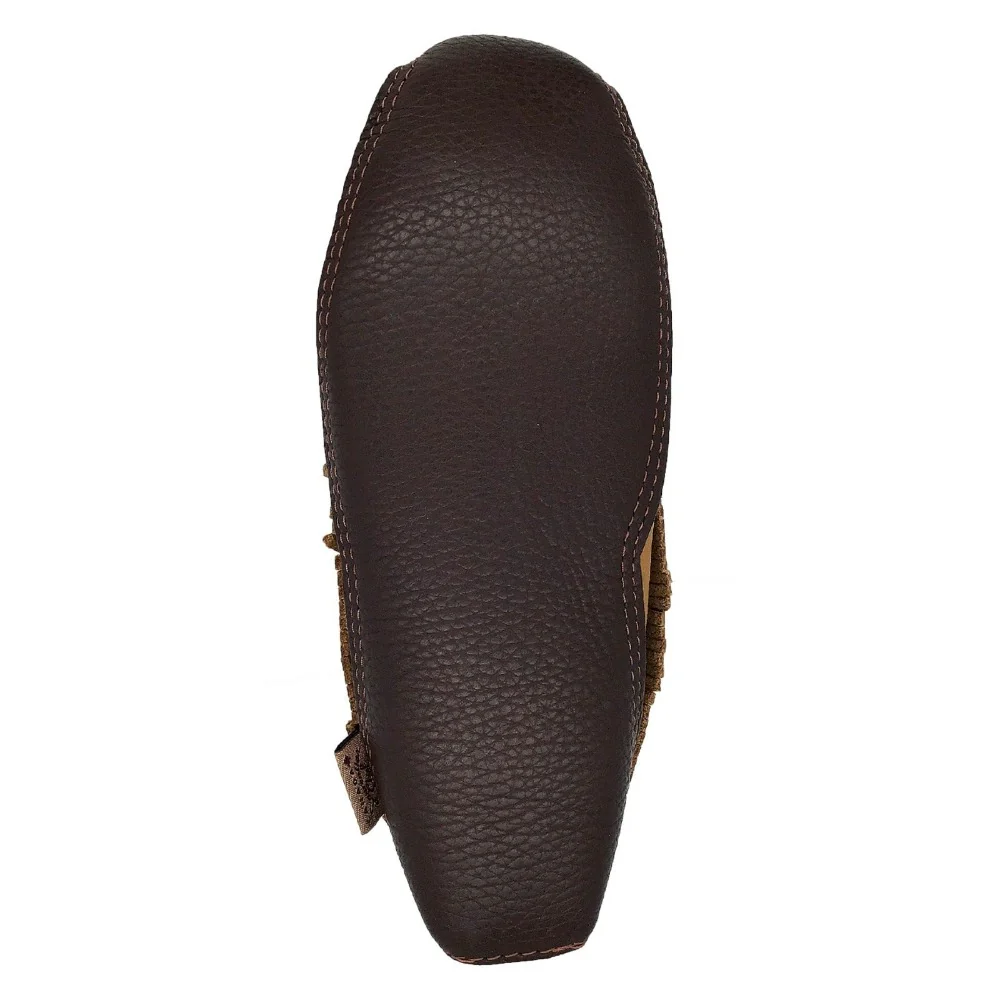 Women's Earthing Moccasin Boots Moose Hide Leather