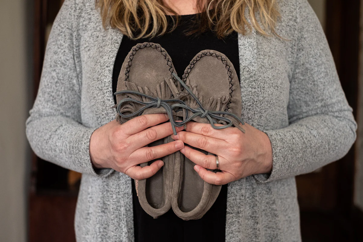 Women's Fringed  Soft Sole Suede Moccasins