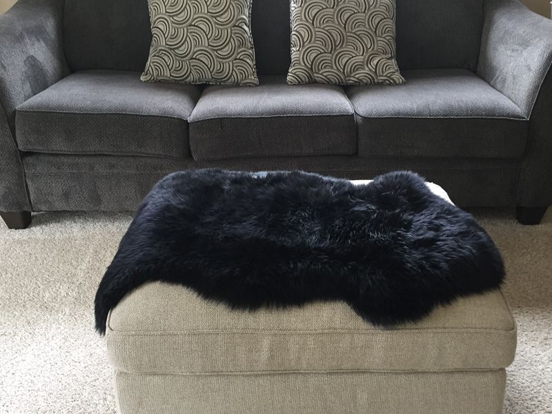 Motorcycle Seat Cover / Sheepskin Rug