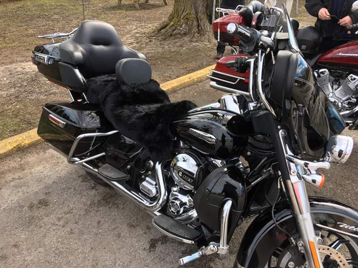 Motorcycle Seat Cover / Sheepskin Rug