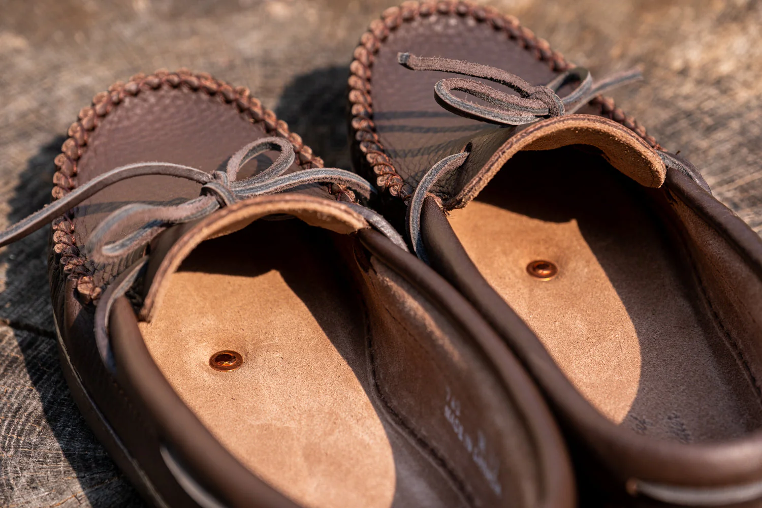 Men's Earthing Fudge Moose Hide Moccasin Shoes